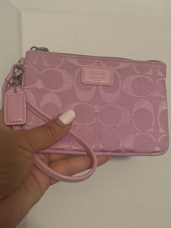Coach Handbags - Coach Y2K Pink Wristlet Like New